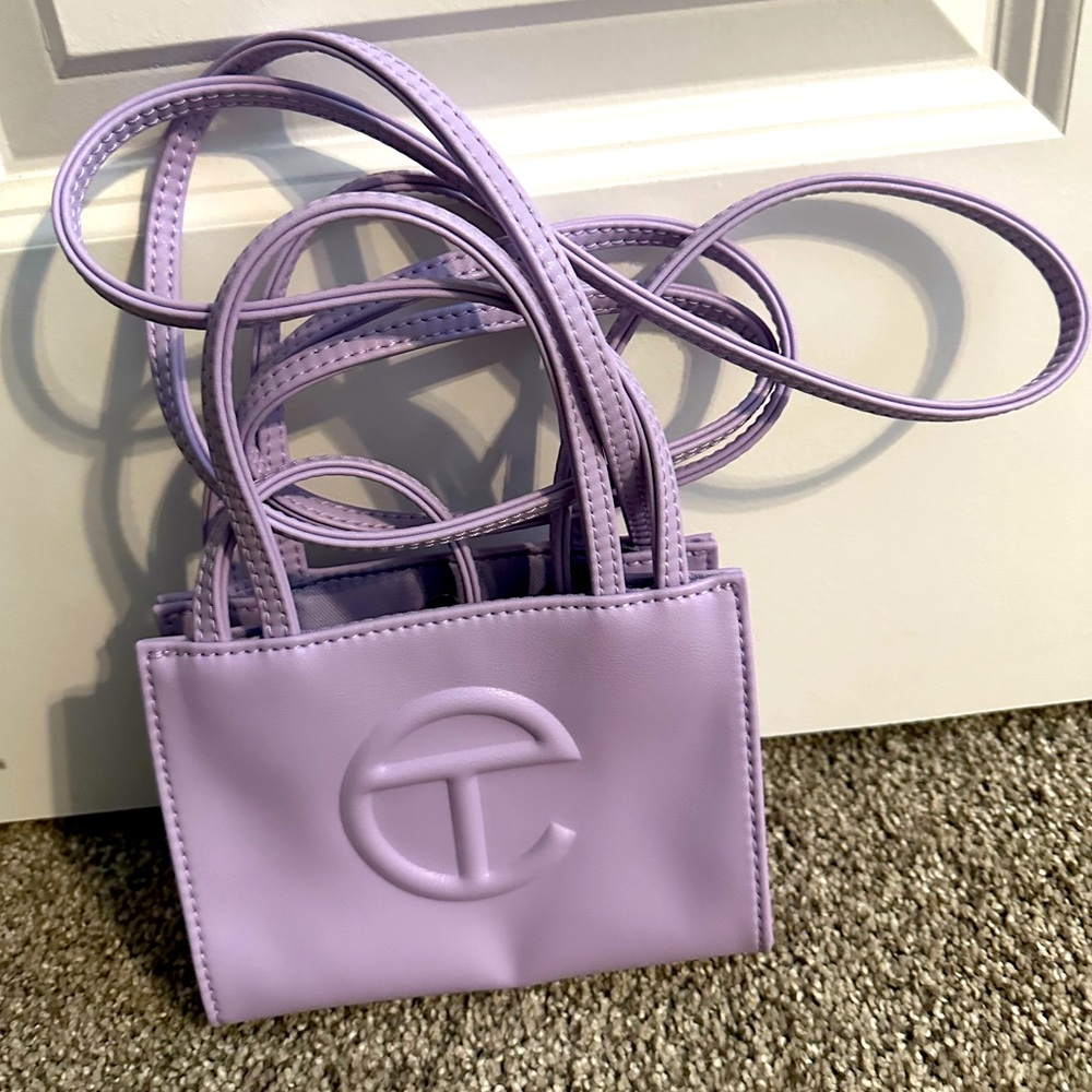 Telfar bag. Colour purple. Worn once.